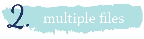 Multiple files